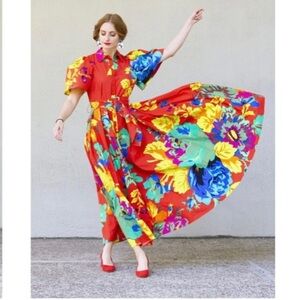 Christopher John Rogers x Target Floral Shirt Dress SIZE 0 NWT